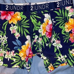 2undr boxer brief tropic blue swingshift L